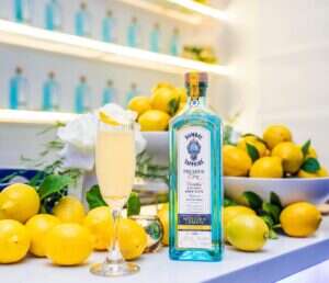 Olympic Paris 2024 cocktail recipes French 75 Bombay Sapphire recipes