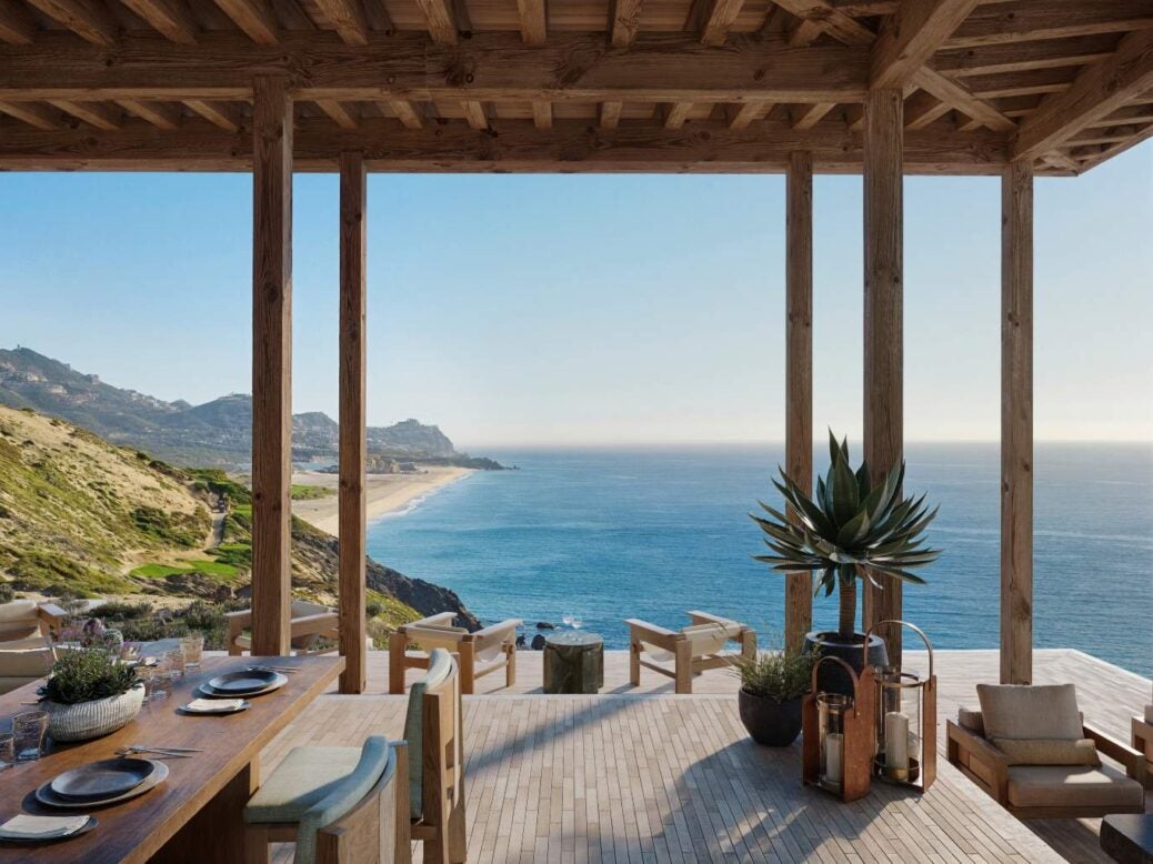 Image showing the ocean view from the Rosewood Residences Old Lighthouse estate in Los Cabos.