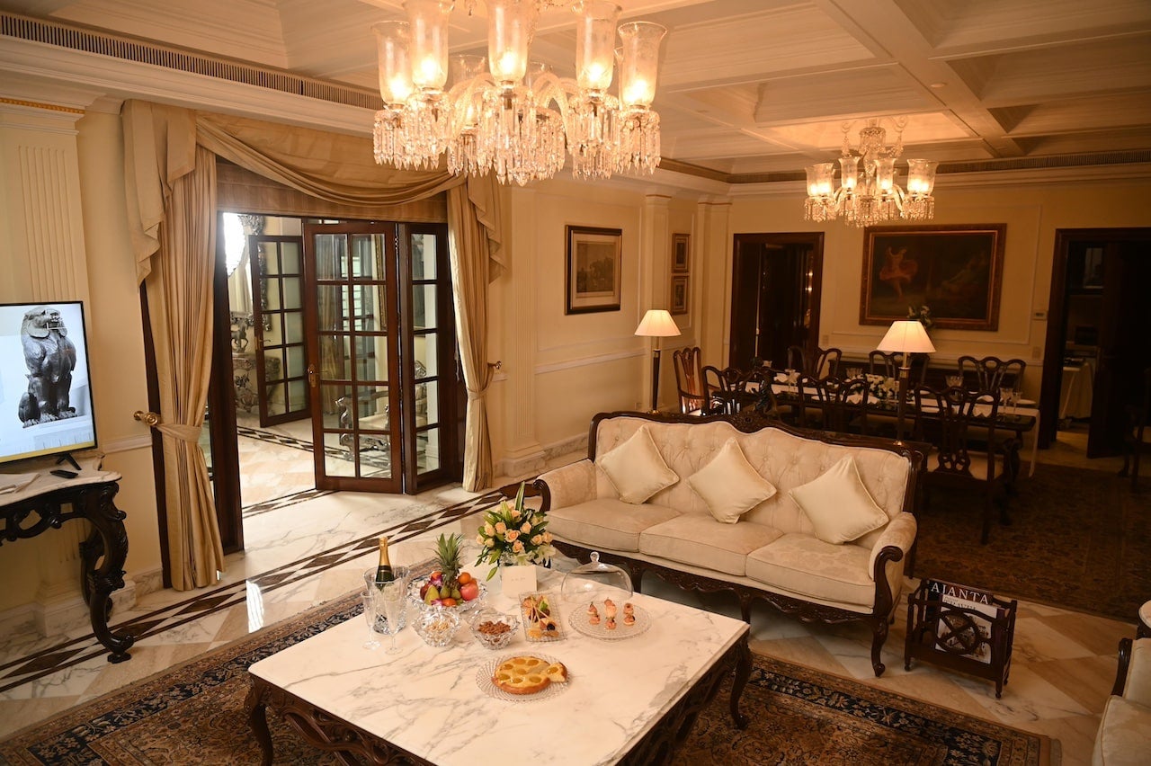 The Imperial Suite living room