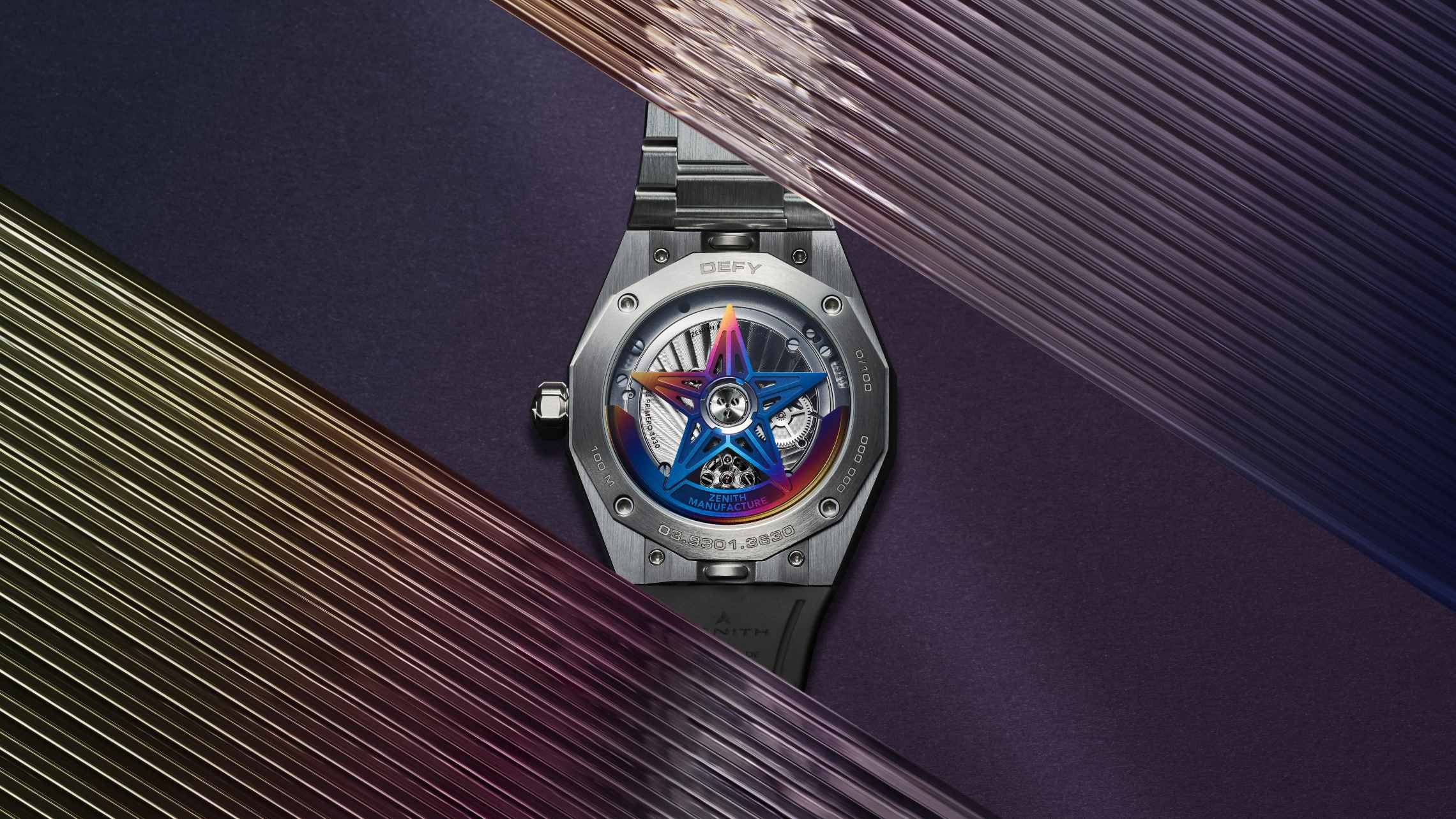 Zenith Defy Skyline Tourbillon Felipe Pantone back