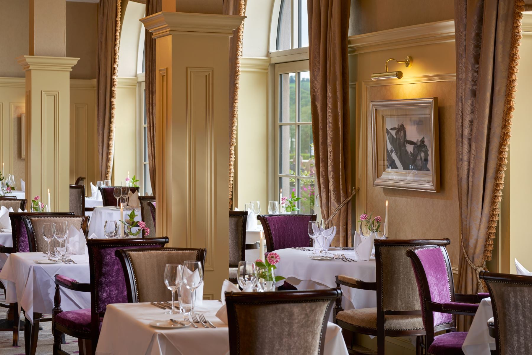 Image showing the restaurant at Lough Erne hotel in Northern Ireland