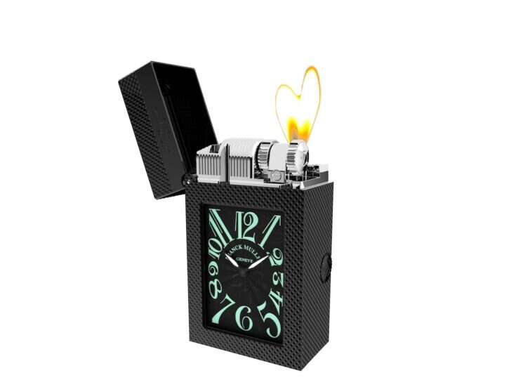 S.T. Dupont and Franck Muller master lighter black