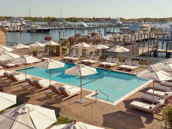 Montauk yacht Club marina and pool