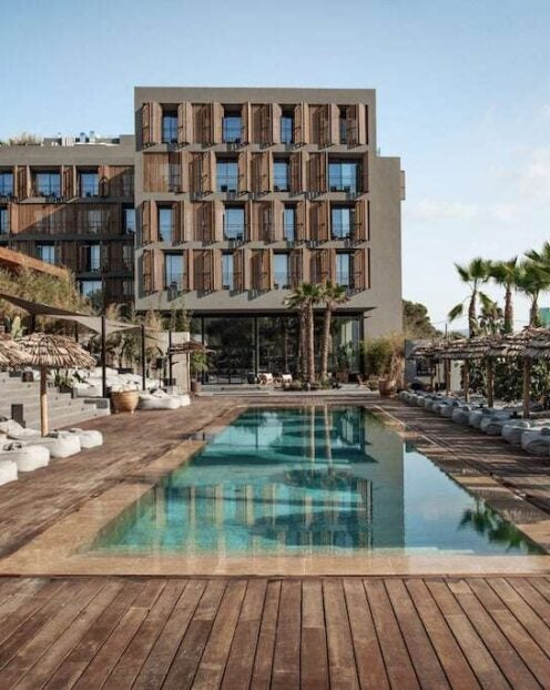 Swimming pool at OKU Ibiza