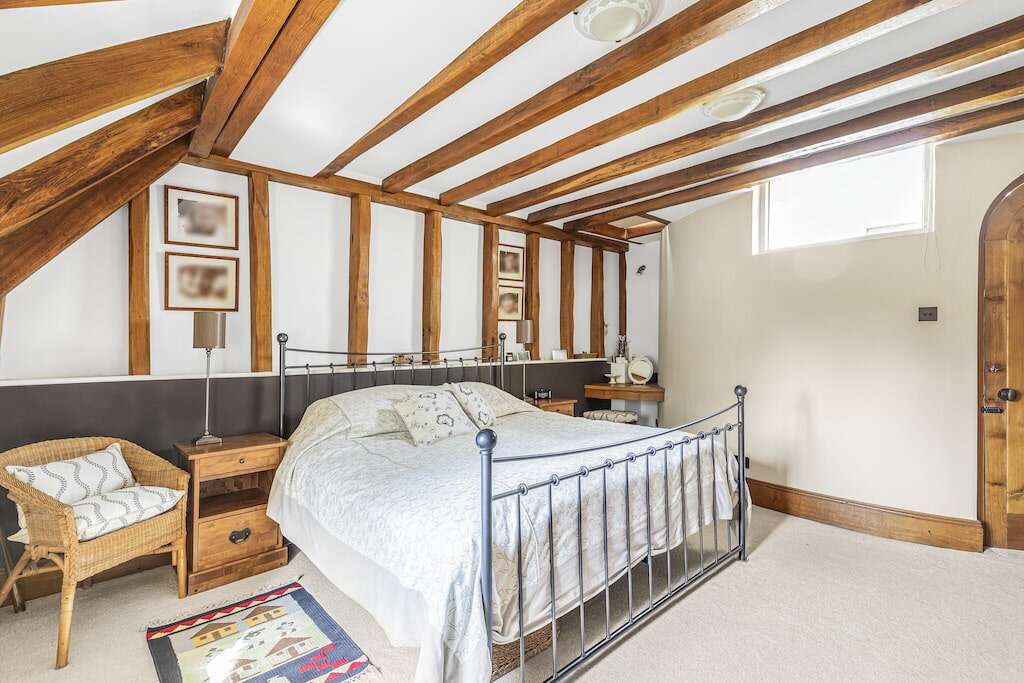 Bedroom inside Pembroke Cottage