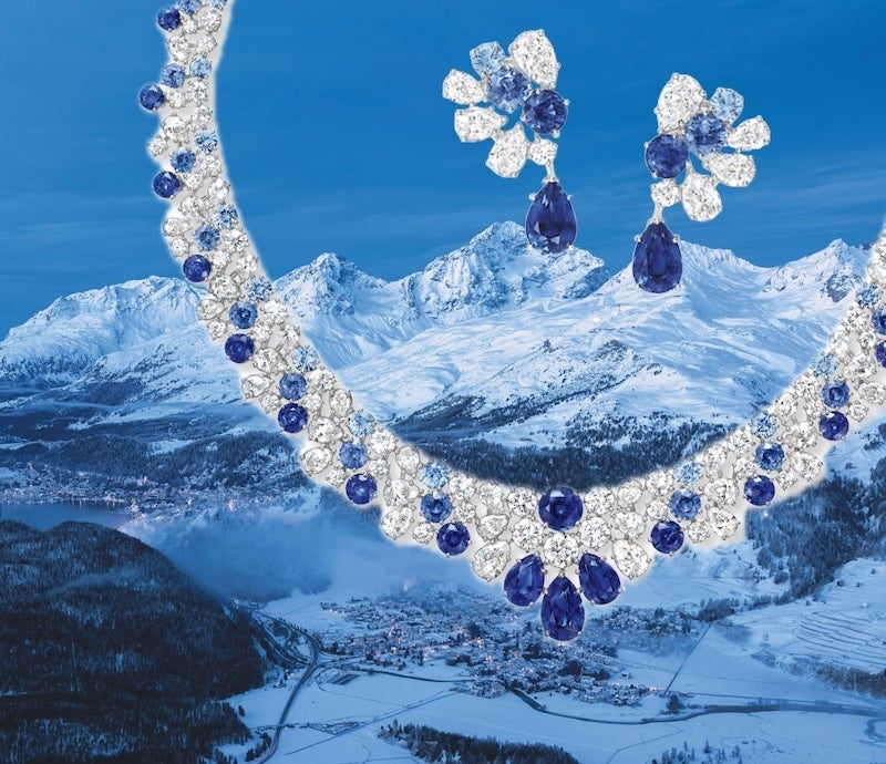 earring necklace mountains