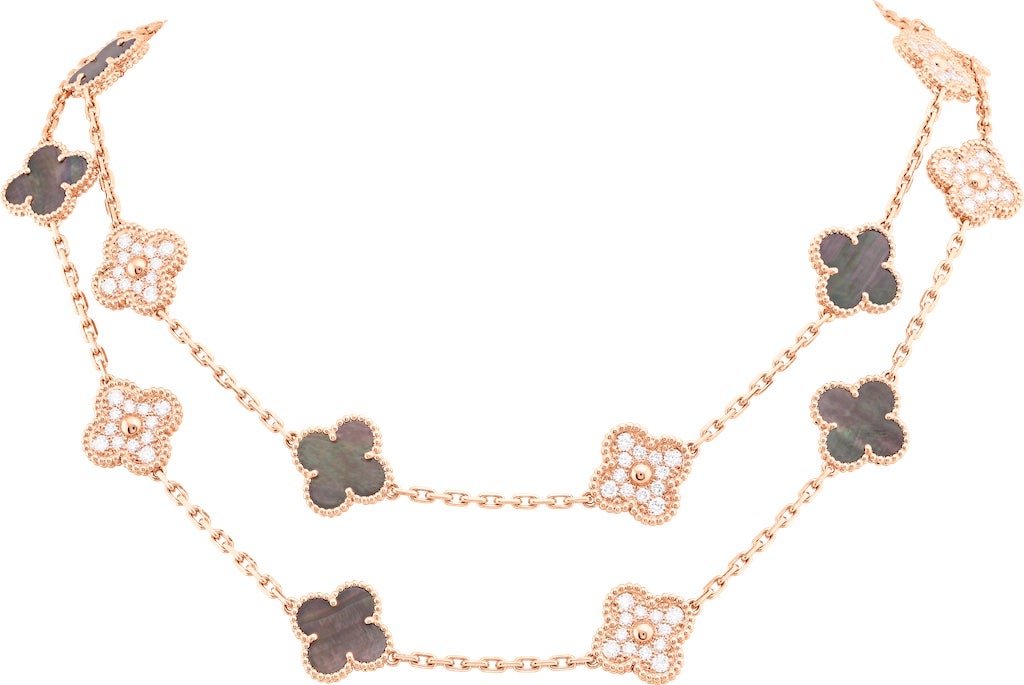 Van Cleef & Arpels, Vintage Alhambra long necklace 20 motifs 