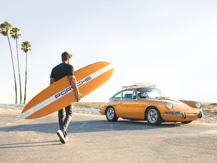 Porsche 911 surfboard