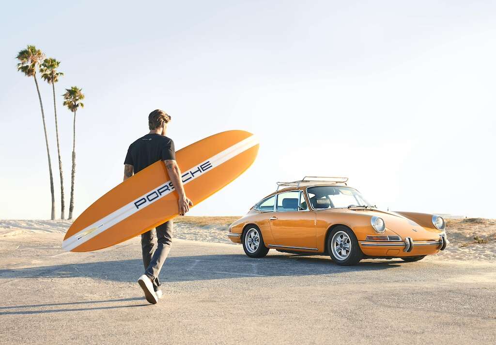 Porsche 911 surfboard