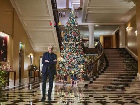 Paul Smith Unveils Claridge’s 2024 Christmas Tree