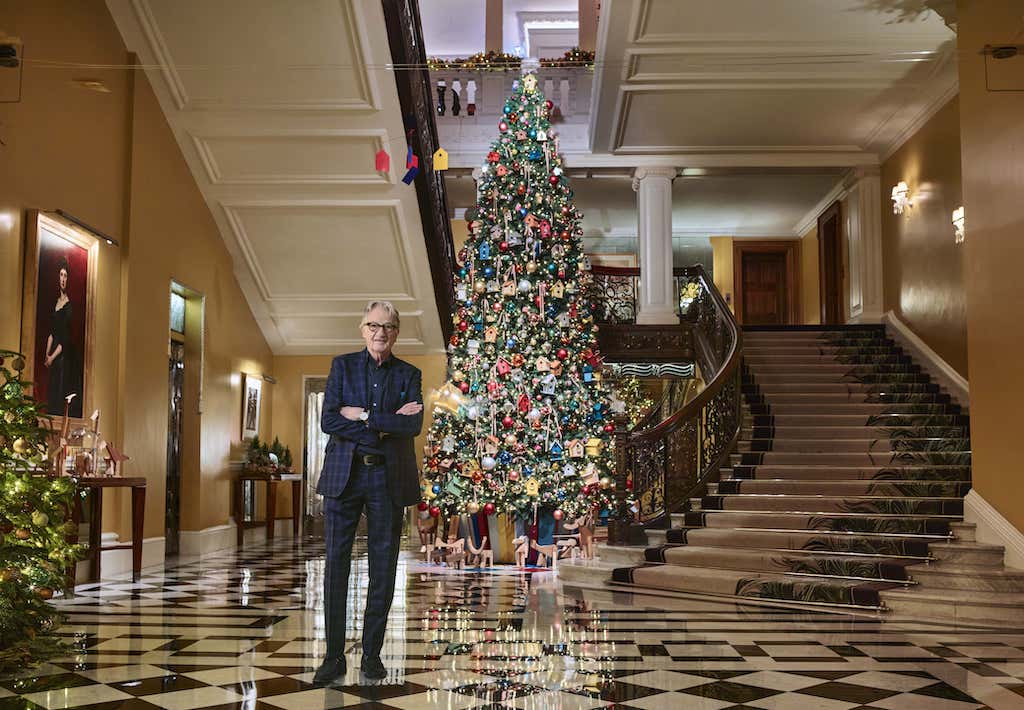 paul smith claridge's christmas tree