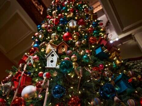 The Most Festive Hotel Christmas Trees From Around the World