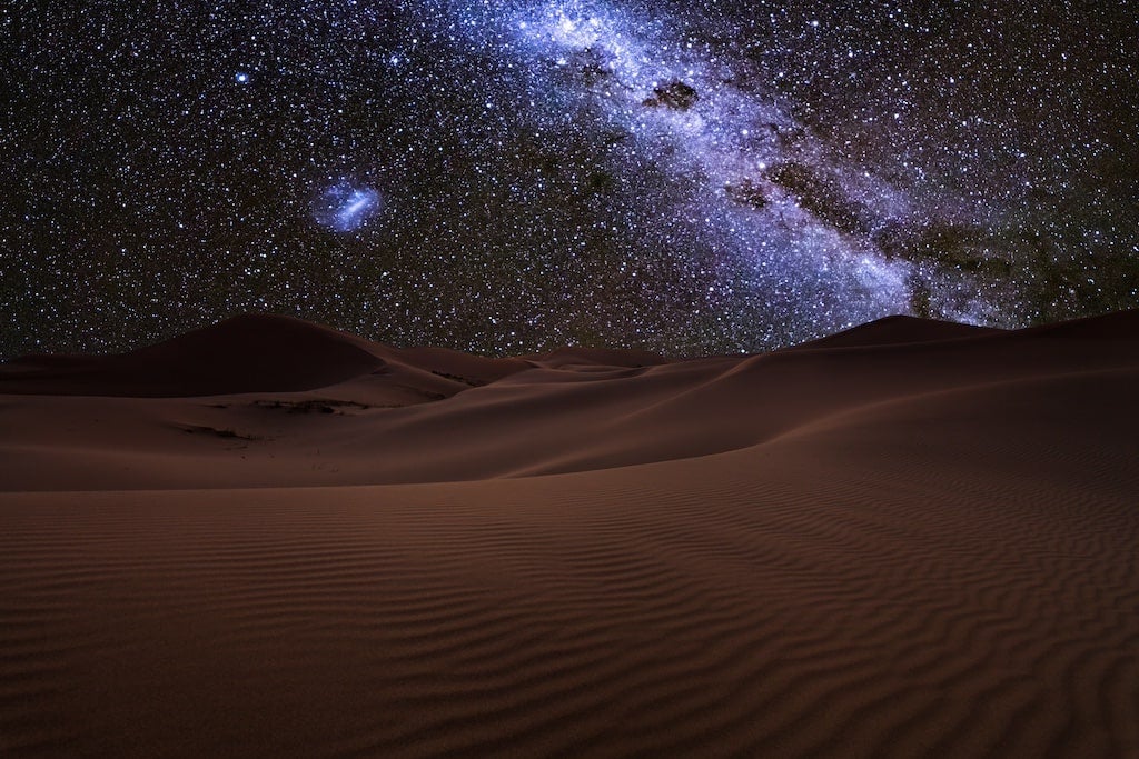 Saharan night sky