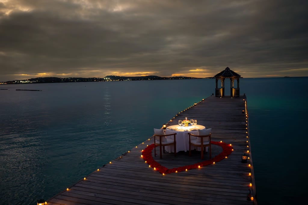 jumby bay vista jet valentine's day package