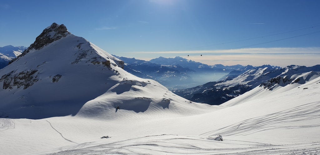 Plaine Morte Glacier in Crans-Montana