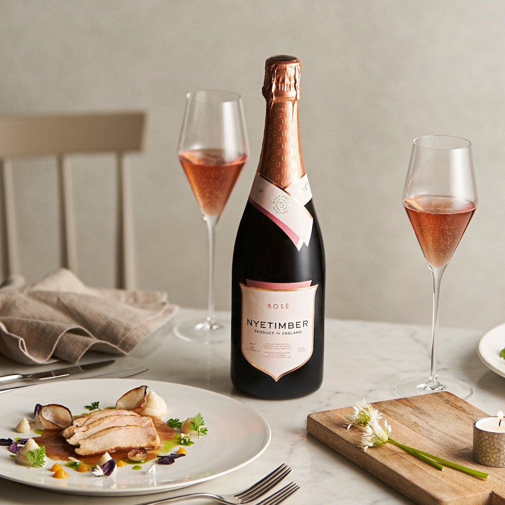 nyetimber rose wine