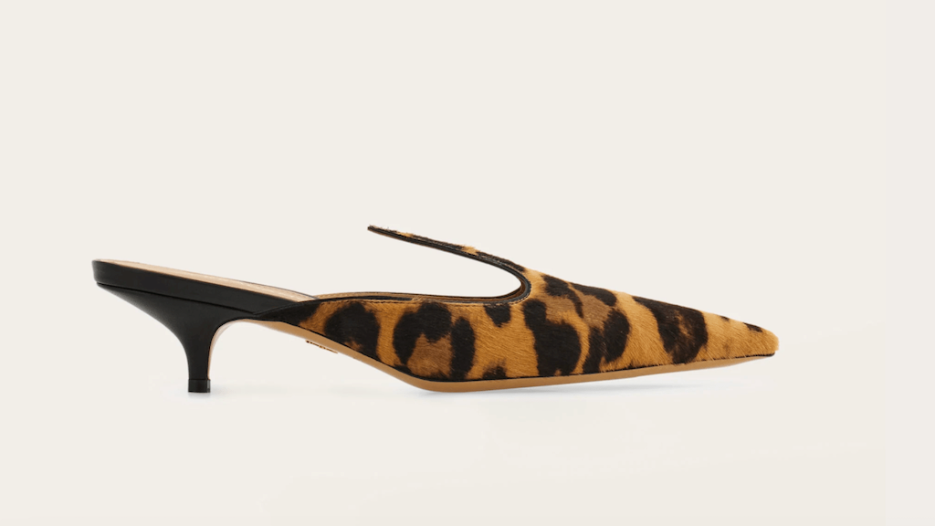 ferragamo leopard print mules