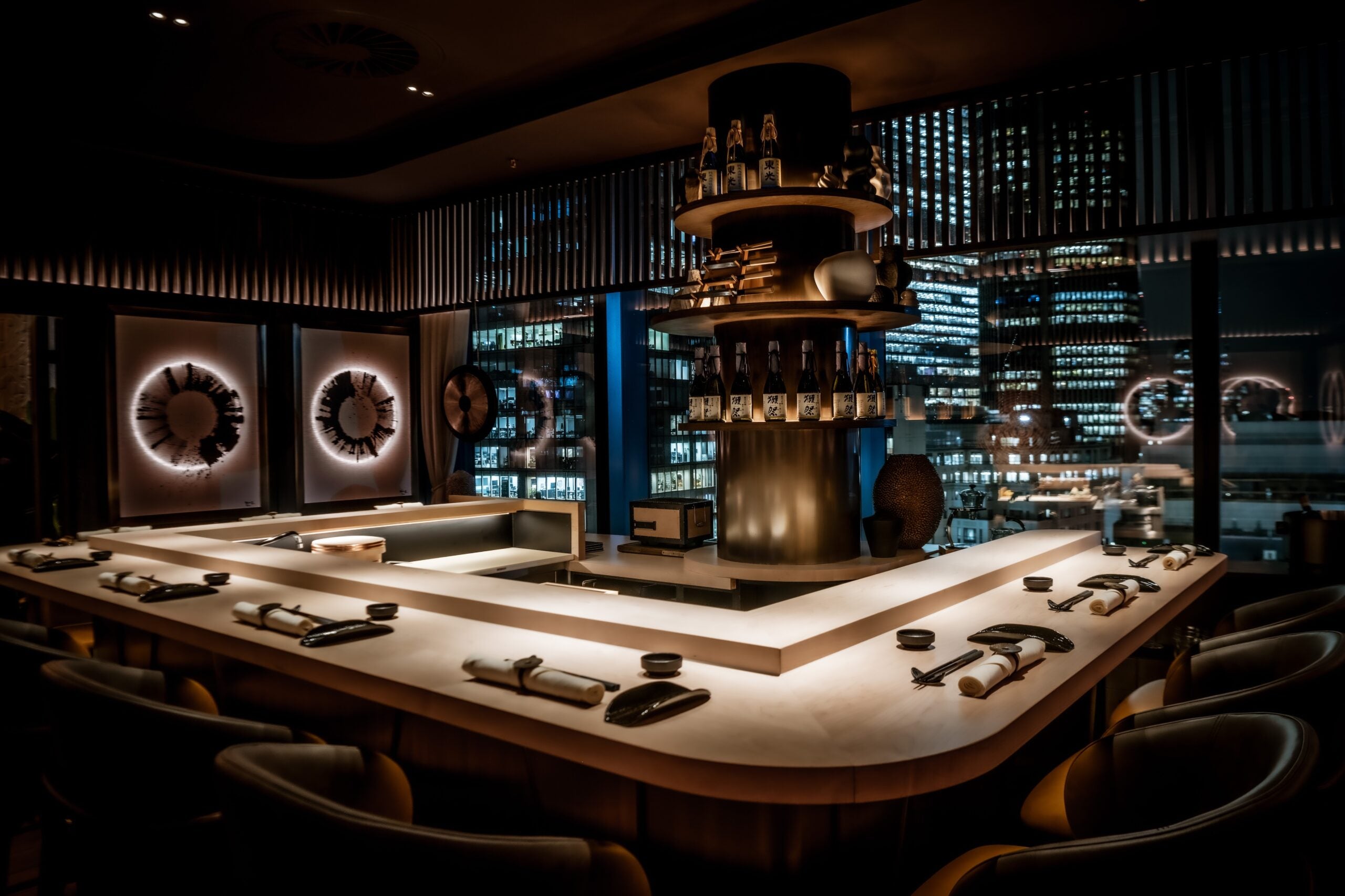 Luna Omakase private dining room