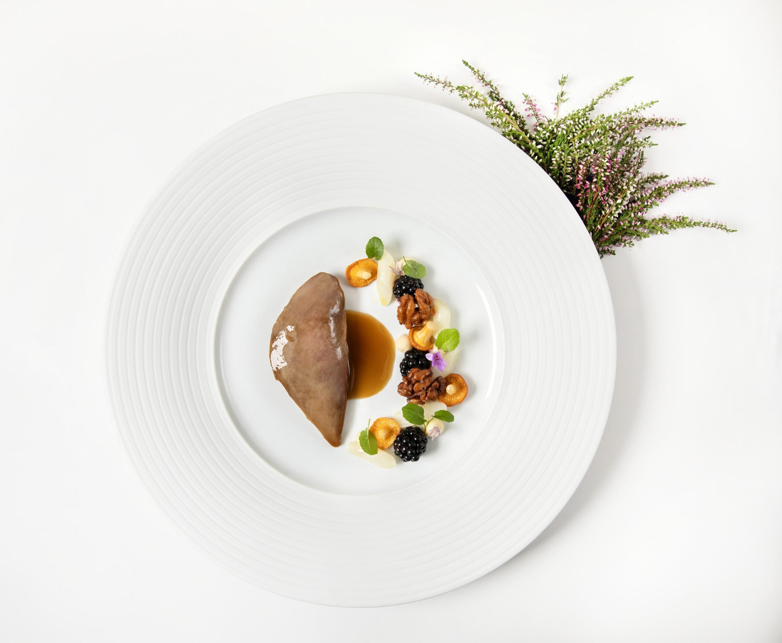 yorkshire grouse dish at the ritz restaurant