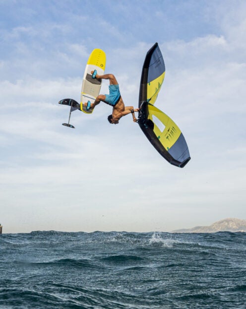 person wingfoiling