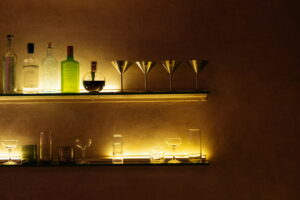 well curated bar
