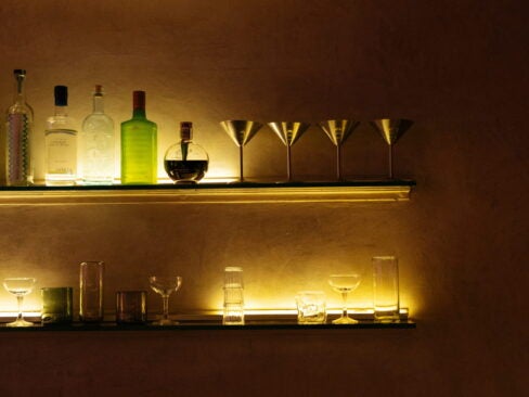 well curated bar