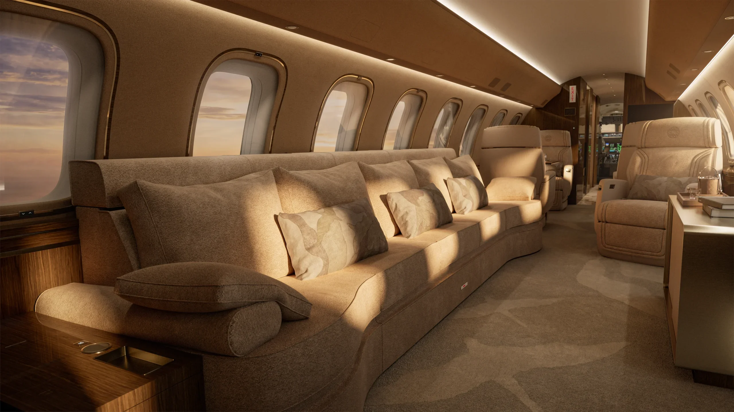 Bombardier ellie saab jet