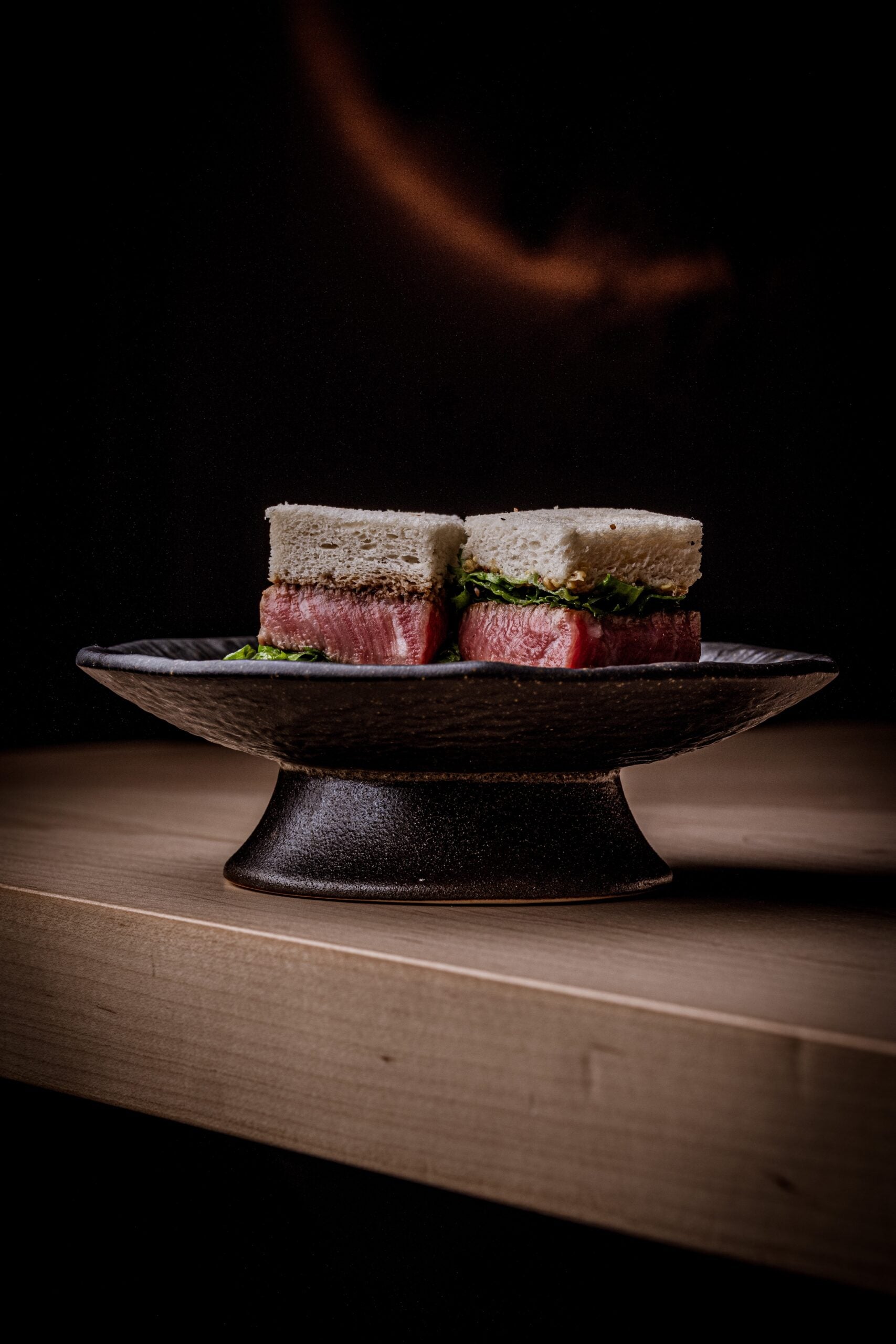 fine dining allergies beef sando