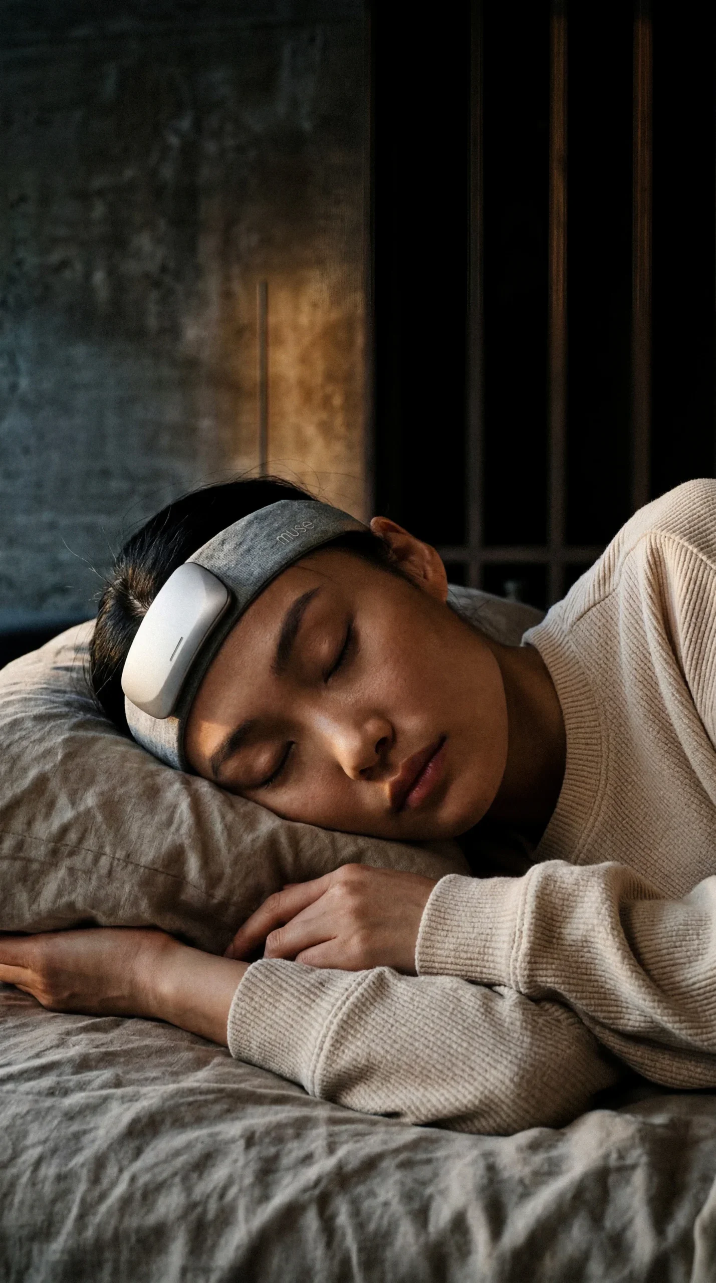 Sleep tracking wearing Muse brain wearable