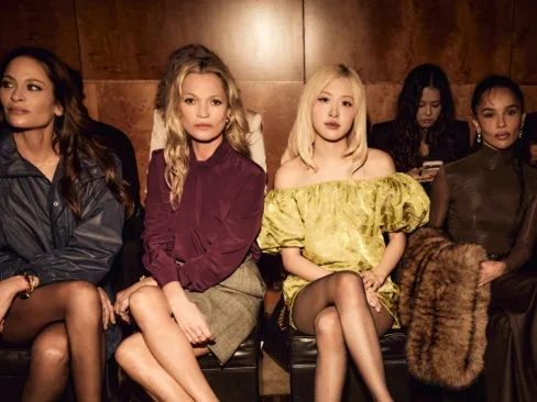 fashion week front row